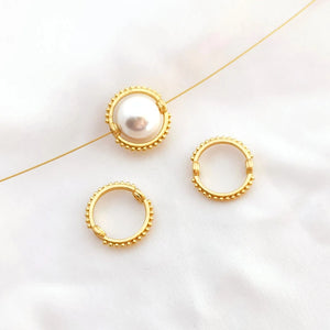 10pcs Double Hole Bead Ring DIY Jewelry Making Accessories