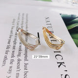 10pcs Alloy White Gold Earrings for Jewelry Making
