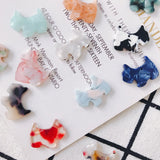 10pcs Wax Cord Tassel Bead Cap Earrings Lot