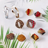 10pcs Stainless Steel Bead Caps Earrings DIY Jewelry