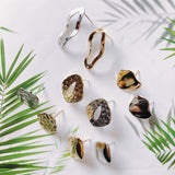 10pcs Stainless Steel Bead Caps Earrings DIY Jewelry