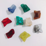 10pcs Stone Shaped Resin Earring Jewelry Material