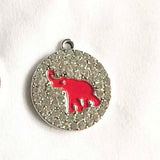 DST Greek Sorority University Women's Elephant Charm Accessories