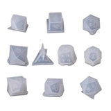 10-Piece Clear Epoxy Resin Mold Set for DIY Crafts Making