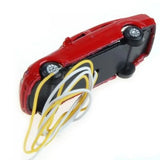 Set of 10 Light Grey Car Scale Cable W/N Painted Rooms