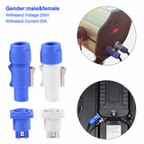 PowerCON Type A NAC3FCA+NAC3MPA-1 Adapter