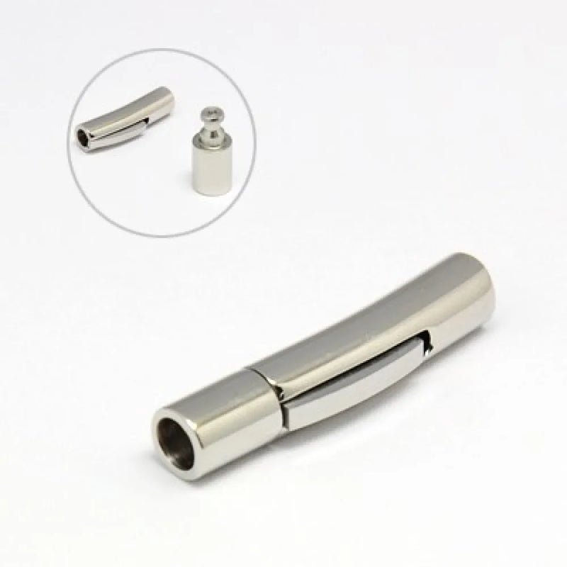 10 Sets Stainless Steel Bayonet Clasps for DIY Jewelry Making