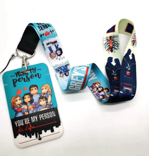 10 Sets Doctors Nurse Lanyard Card Holder Neck Straps Keychains
