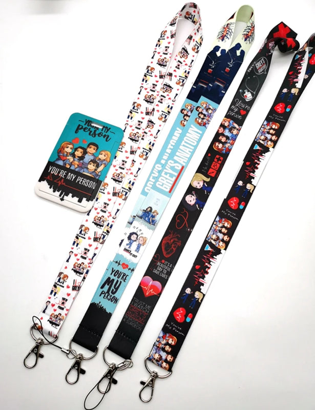 10 Sets Doctors Nurse Lanyard Card Holder Neck Straps Keychains