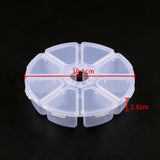 Adjustable Plastic Jewelry Storage Box Case for Beads Earrings