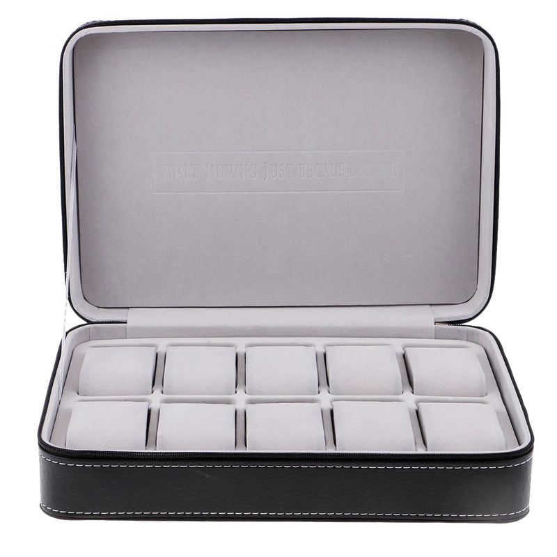 10 Slot Watch Box Jewelry Storage Organizer