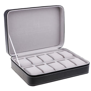 10 Slot Watch Box Jewelry Storage Organizer