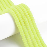 10 Strands 6-7mm Flat Round Polymer Clay Beads for DIY Jewelry Making