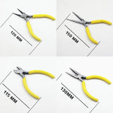 Yellow Handle Long Fixing Jewelry Pliers Kit for DIY