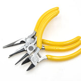 Yellow Handle Long Fixing Jewelry Pliers Kit for DIY