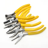 Yellow Handle Long Fixing Jewelry Pliers Kit for DIY