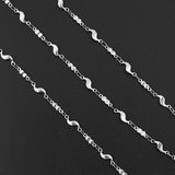 Stainless Steel Cross Heart Link Chain DIY Jewelry Making