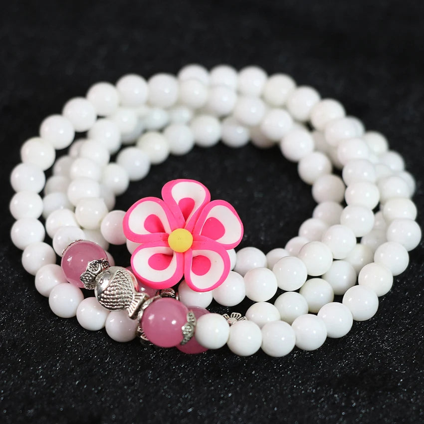 6mm Tridacna Round Beads Bracelets for Women DIY Jewelry