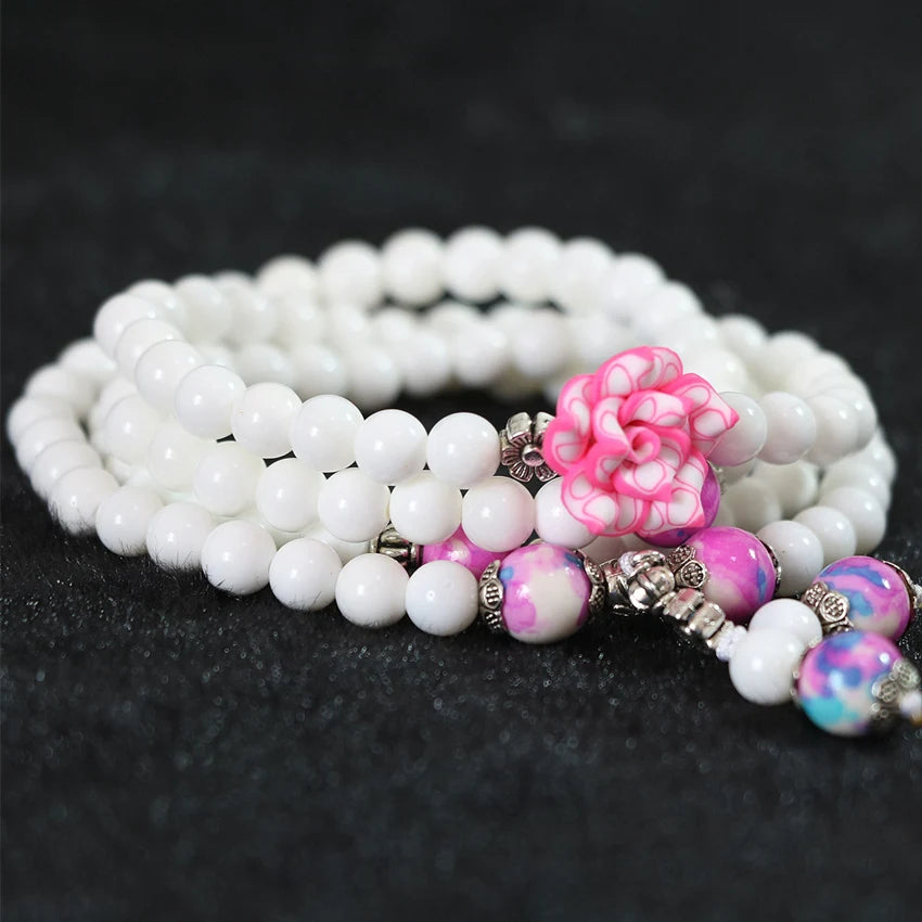 6mm Tridacna Round Beads Bracelets for Women DIY Jewelry