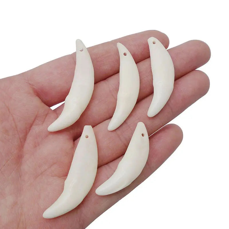 Tibet Wolf Tooth Charms Pendant for Jewelry Making
