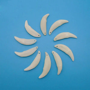 Tibet Wolf Tooth Charms Pendant for Jewelry Making
