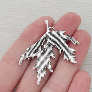 10pcs Maple Leaf Charms Pendants DIY Necklace Making