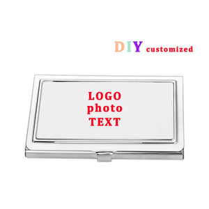 10 Year Anniversary Photo Business Card Holder for Husband
