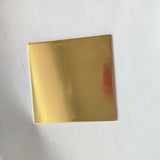 100*100*2mm Brass Plate Repair DIY Computer Tools Brass Block Sheet