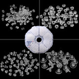 Silicone Earring Back Stoppers Transparent Ear Plug