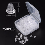 Silicone Earring Back Stoppers Transparent Ear Plug