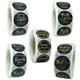 100-1000 Thank You Small Business Foil Labels Stickers for Decoration