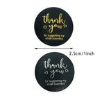 100-1000 Thank You Small Business Foil Labels Stickers for Decoration