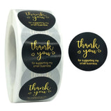 100-1000 Thank You Small Business Foil Labels Stickers for Decoration