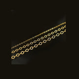 14K Filled Flat Cable Chain Necklace Jewelry Chain