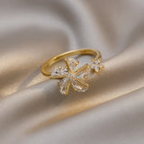 14k Japanese Micro Inlaid Crystal Star Earrings