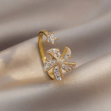 14k Japanese Micro Inlaid Crystal Star Earrings