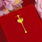 18K AU750 Necklace Chain Crown for Women Party Fine Jewelry