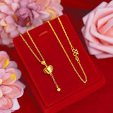 18K AU750 Necklace Chain Crown for Women Party Fine Jewelry