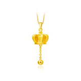 18K AU750 Necklace Chain Crown for Women Party Fine Jewelry