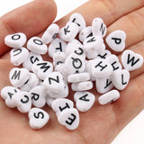 100/200/400Pcs Acrylic Flower Heart Beads for Jewelry Making
