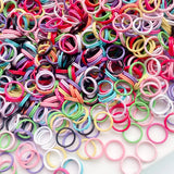 100/200/500pcs 8mm Candy Metal Jump Rings Split Double Ring DIY Necklace