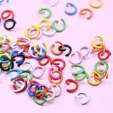 8mm Candy Mix Metal Jump Rings Split Ring Connectors