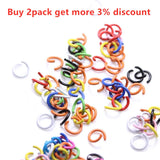 8mm Candy Mix Metal Jump Rings Split Ring Connectors