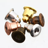 100-200PCS Earring Back Stopper Earnuts Stud Gold/Silver Earrings Clasp Nut Plug