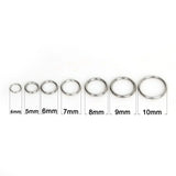 100-200Pcs Stainless Steel Split Rings Jump Rings for Jewelry Making