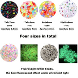 100-200Pcs Smiley Acrylic Beads Jewelry Making DIY Necklace Bracelet