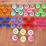 100-200Pcs Smiley Acrylic Beads Jewelry Making DIY Necklace Bracelet