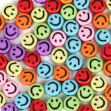 100-200Pcs Smiley Acrylic Beads Jewelry Making DIY Necklace Bracelet