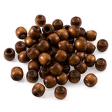 100-200Pcs Natural Wood Beads Big Hole Rondelle Wooden Spacer Beads Balls