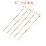 100-200 Pcs Nine Words Needle Pins Eye Pin Jewelry Findings